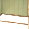 DURAMAX Fahrradgarage 2x1m Holzoptik aus Metall in Grau Produktbild-Vorschau 3