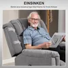 HOMCOM Relaxsessel Fernsehsessel Verstellbar Massagesessel Produktbild-Vorschau 7