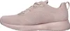 Side view of a pink Skechers Bobs Squad Tough Talk sneaker. Produktbild-Vorschau
