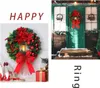 40 cm künstlicher Weihnachtskranz mit Licht, roten Beeren, Produktbild-Vorschau 3