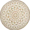 vidaXL Ručne vyrobený sedací puf biely 45x30 cm Juta Náhľad obrázku produktu 1