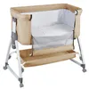 Babybett 6-stufig verstellbares Beistellbett mit Rollen &  Produktbild-Vorschau 3