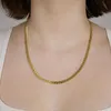 Goldkette Panzerkette Länge 60cm - Breite 6,0mm - 585-14 Produktbild-Vorschau 4