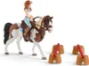 A toy horse and rider set with jump obstacles. Náhľad obrázku produktu