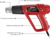 Deuba Décapeur thermique 2000W Pistolet à air chaud avec Voir les images du produit 2