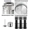 Wasserkocher Glas mit Temperatureinstellung und Teesieb,  Produktbild-Vorschau 5