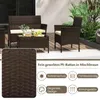Zestaw mebli ogrodowych COSTWAY z polyratanu, meble Podgląd zdjęcia produktu 4