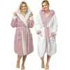 CalmyLIFE Bademantel Damen flauschig Morgenmantel - mit Produktbild-Vorschau 1