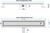 Technical drawings with dimensions of a shower drain. Náhľad obrázku produktu