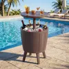 COSTWAY Cool Bar, 38L Gartentisch Outdoor wetterfest, Produktbild-Vorschau 2