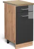 Küchenunterschrank Vicco R-Line Anthrazit Hochglanz 40 cm , Produktbild-Vorschau 1