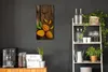 Wohnzimmer Leinwand Uhr Geräuschlos Küche 30x60 Farbige, Produktbild-Vorschau 2
