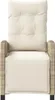 vidaXL Fauteuil de jardin avec repose-pieds 2 pcs. Réglable Voir les images du produit 5