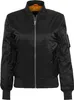 Urban Classics Donna - Giacca BASIC BOMBER nero - M Anteprima dell’immagine prodotto 1