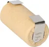 A single battery cell with metal tabs for connection. Produktbild-Vorschau