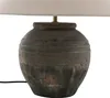 Lucande Tischleuchte Thalorin, Höhe 46 cm, grau, Keramik Produktbild-Vorschau 6
