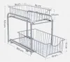 Küchenorganizer-Set, stapelbarer, Silber Produktbild-Vorschau 6