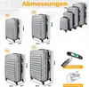 KESSER® 4tlg. Hartschalenkofferset Hartschalenkoffer Produktbild-Vorschau 2