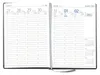 Buchkalender A5 1 Woche auf 2 Seiten schwarz 2027 Produktbild-Vorschau 2