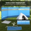 Outsunny frangivento pieghevole campeggio privacy schermo Anteprima dell’immagine prodotto 7