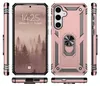 Multiple views of a rose gold phone case with a ring holder, including front, back, and side profiles. Produktbild-Vorschau