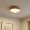 Lindby Deckenlampe Tanju, Ø40 cm, 3-flg., Kautschukholz, Produktbild-Vorschau 3