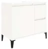 vidaXL Badschrank Weiß 65x33x60 cm Holzwerkstoff Produktbild-Vorschau 1