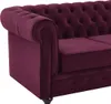 Sofas 3-Sitzer & 2-Sitzer - Samt - Purpur - CHESTERFIELD Produktbild-Vorschau 9