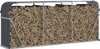 vidaXL Riparo per legna da ardere antracite 234x45x100 cm Anteprima dell’immagine prodotto 3