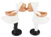 Magnetische Kusspuppen Hochzeit schwarz weiß küssendes Paar Produktbild-Vorschau 2