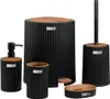Freehome OKY-450-3-S badkameraccessoireset, 5-delig, zwart Productafbeelding-voorbeeld 1