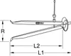 KS Tools 3000422 Inside caliper Tool steel Podgląd zdjęcia produktu 2