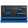 24 stohovacích boxů nástěnná police plastová 115 x 78 cm Náhled obrázku produktu 11