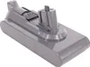 A gray battery pack for a vacuum cleaner, shown from a diagonal angle against a white background. Voir les images du produit