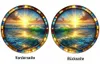 GKA XL Sonnenfänger Sonnenaufgang am Meer 20 cm Buntglas Produktbild-Vorschau 4