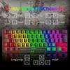 60% Mechanische Tastatur-Maus-Sets, Kompakt 62 Tasten, Typ Produktbild-Vorschau 4