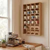 home24 Furniertes Tassenregal - Tanne Produktbild-Vorschau 3