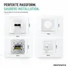 ProfiPatch Netzwerkdose Datendose Unterputz Cat.6A 500MHz Produktbild-Vorschau 6