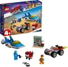 The LEGO Movie 2 playset packaging and the assembled LEGO models. Produktbild-Vorschau