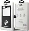 The image shows the packaging of a Karl Lagerfeld phone case, with the product visible inside the front packaging. Podgląd zdjęcia produktu