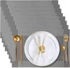 8er Set Tischsets, abwaschbar, rutschfeste PVC Tischsets, Produktbild-Vorschau 2