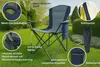 2 Stück Campingstuhl YUKON Faltbar Camping Klappstuhl Stuhl Produktbild-Vorschau 2