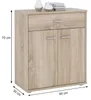 Kommode Sideboard Schrank TOMMY in Sonoma Eiche, Anrichte Produktbild-Vorschau 3