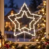 DEGAMO Fensterbild Weihnachtssilhouette Stern 41cm mit 50 Produktbild-Vorschau 2