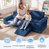 COSTWAY 10-częściowa sofa dziecięca z funkcją spania, sofa Podgląd zdjęcia produktu 6
