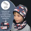 HECKBO Winter 360° Reflektor Kinder Mütze & Loop Schal Set Produktbild-Vorschau 2