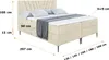 ALTDECOR  Boxspringbett mit Schwarz Füßen, Matratze und Produktbild-Vorschau 6