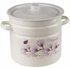 EMALIA RYBNIK smaltovaný hrniec s pokrievkou MAGNOLIA Náhľad obrázku produktu 10