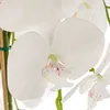 Orchidea artificiale a cascata bouquet bianco in vaso Anteprima dell’immagine prodotto 5