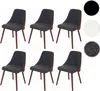 lot de 6 chaises de salle à manger HWC-A75, chaise visiteur Voir les images du produit 8